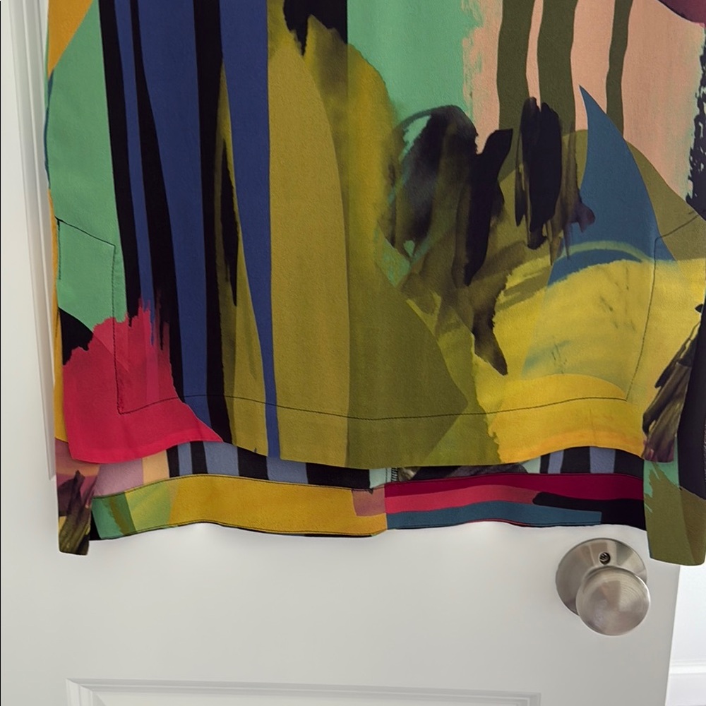 Colorful Abstract Print Dress - Picture 3 of 5